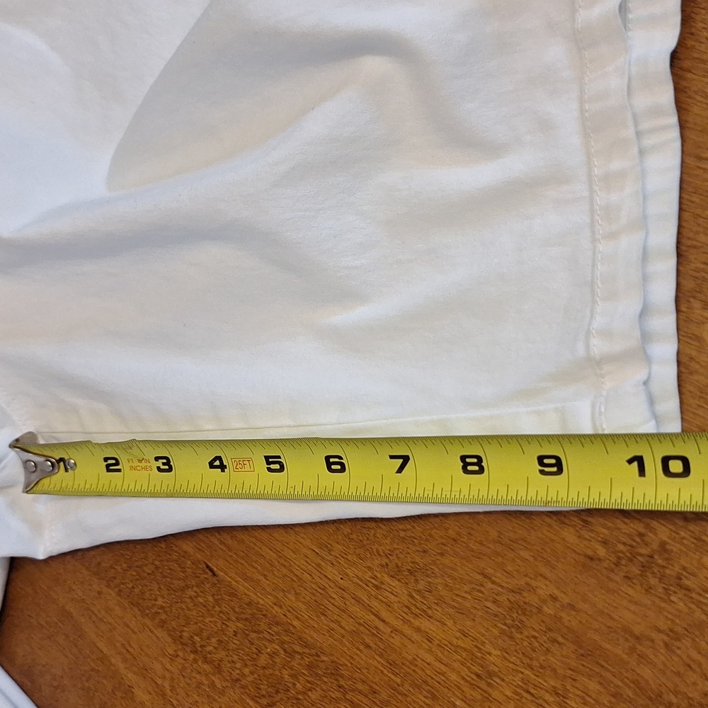 Dockers Womens 8 White Bermuda Shorts WPL-423 Flat Front - Picture 7 of 10
